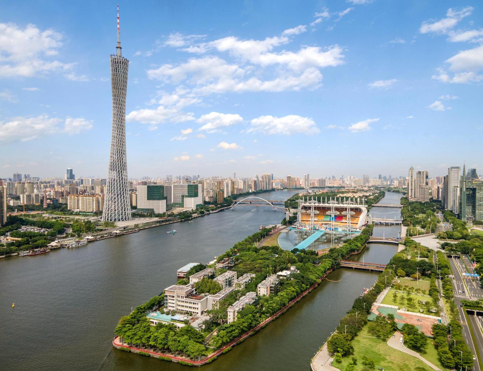 Hotel Indigo Guangzhou Haixinsha By Ihg - Free Shuttle Bus To Canton Fair Complex During Canton Fair Period Bagian luar foto